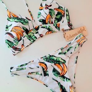 Cabana del Sol Banana Swimsuit Small